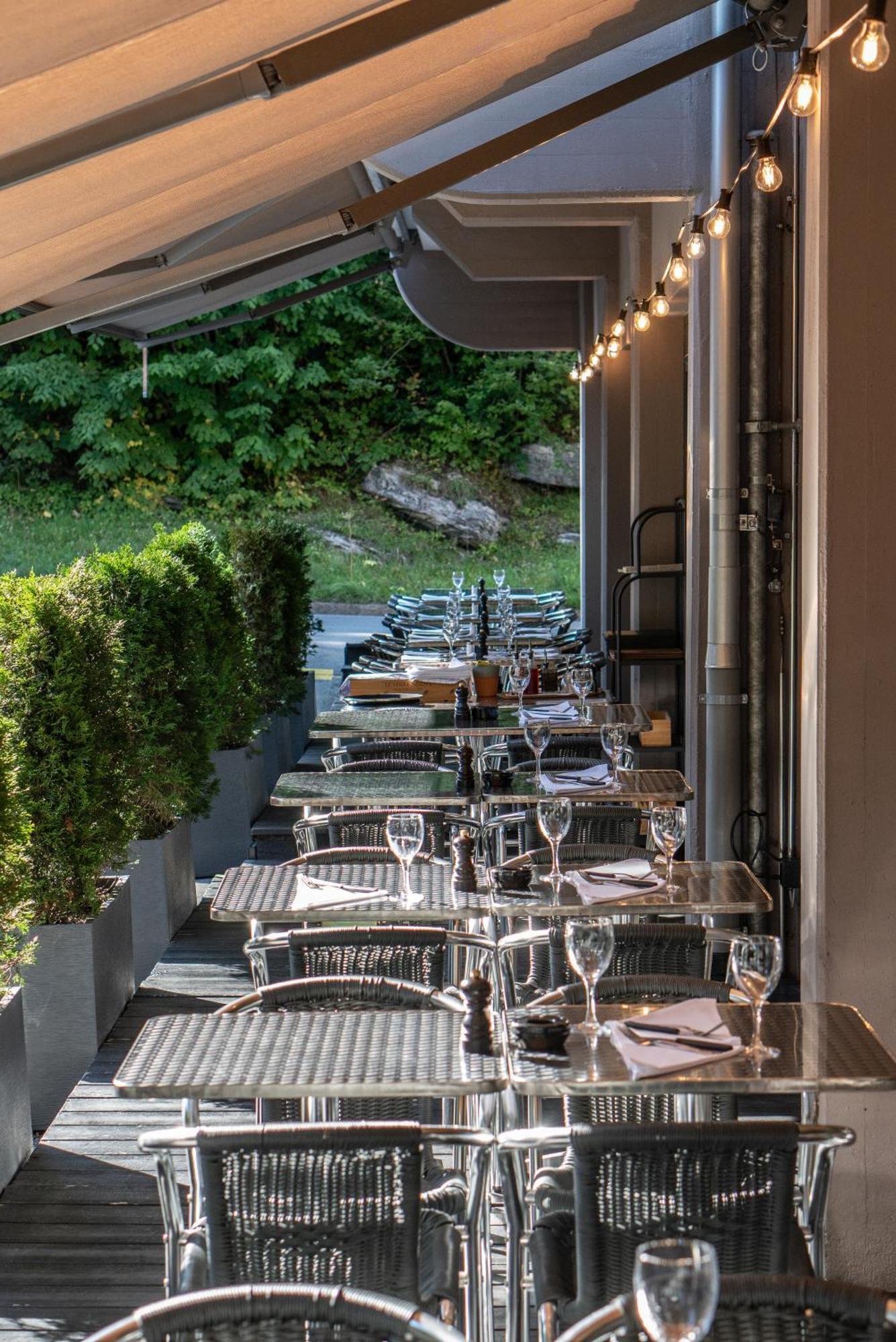 Studio Im Hotel Des Alpes Flims Exterior photo