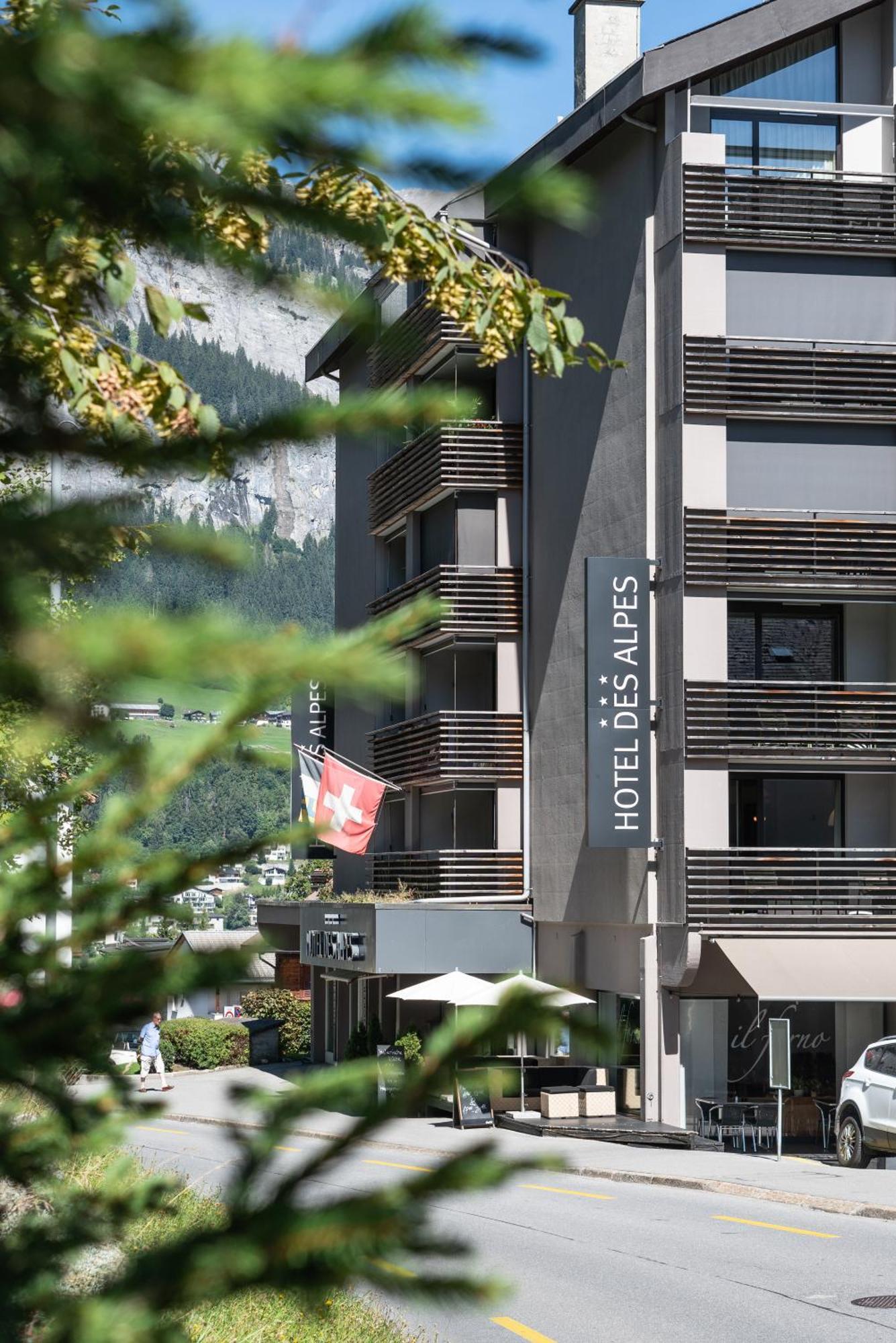 Studio Im Hotel Des Alpes Flims Exterior photo
